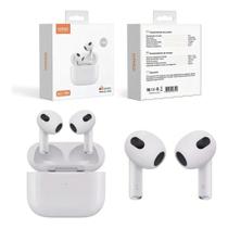 Fone De Ouvido Sem Fio Bluetooth Kaidi Tws Kd-789 Cor Branco Fone De Ouvido Sem Fio Bluetooth Kaidi Tws Kd-789 Cor Branco