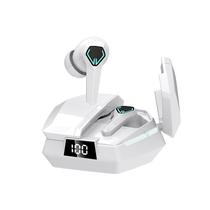 Fone de ouvido sem fio Bluetooth para jogos Delay White, sem jogos