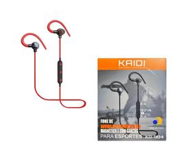 Fone de Ouvido Sem fio Bluetooth TWS Esportivo Magnético e com Gancho Kaidi KD 904