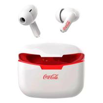 Fone de Ouvido Sem Fio Bluetooth TWS Flow Coke Branco iWill Fone de Ouvido Sem Fio Bluetooth TWS Flow Coke Branco iWill
