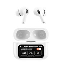 Fone De Ouvido Sem Fio Bluetooth TWS Modelo Premium Case Com Visor Cancelamento De Ruídos