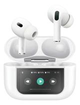 Fone de Ouvido sem Fio Bluetooth TWS Smart Touch Screen ANC Cancelando Ruído Com Visor LCD Suporte Fone de Ouvido sem Fio Bluetooth TWS Smart Touch Screen ANC Cancelando Ruído Com Visor LCD Suporte