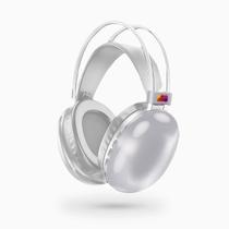 Fone De Ouvido Sem Fio Bluetooth V5.3 Com LED Branco Fone De Ouvido Sem Fio Bluetooth V5.3 Com LED Branco