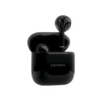 Fone de Ouvido Sem Fio C3Tech EP-TWS-21BK, Bluetooth - Preto - C3 TECH