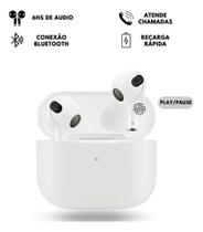 Fone de Ouvido sem fio compatível iPhone 13 iphone 14 iphone 15/Sensor touth/conexão rápido - AGD