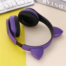 Fone de ouvido Sem fio Gatinho com Led LC-852 Marca XTRAD