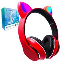 Fone De Ouvido Sem Fio Headset On-Fn633 Vermelho Fone De Ouvido Sem Fio Headset On-Fn633 Vermelho