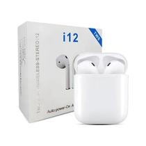 Fone de Ouvido Sem Fio i12 Tws Bluetooth Com Touch Bluetooth 5.0 Fone de Ouvido Sem Fio i12 Tws Bluetooth Com Touch Bluetooth 5.0