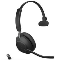 Fone de ouvido sem fio Jabra Evolve2 65 UC Mono com Link380a preto