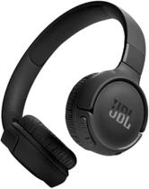 Fone de Ouvido Sem Fio jbl Tune520 On-Ear Pure Bass Bluetooth Preto Até 57hrs app Comando de Voz
