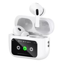 Fone De Ouvido Sem Fio Kaidi Kd-7019 Tela Digital Lcd Branco