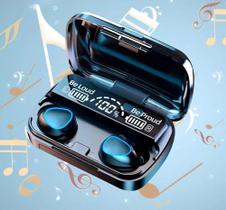 Fone De Ouvido Sem Fio M10 Tws Bluetooth 5.1 C/ Microfone Cor Preto