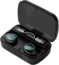 Fone De Ouvido Sem Fio M10 Tws Bluetooth 5.1 com Microfone Cor Preto Fone De Ouvido Sem Fio M10 Tws Bluetooth 5.1 com Microfone Cor Preto