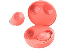 Fone de Ouvido Sem Fio Motorola MOTO Buds 250 com Bluetooth e Microfone - Peach Pessego