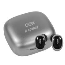 Fone de Ouvido Sem Fio Oex Bluetooth Tws30 Bud Prata Fone de Ouvido Sem Fio Oex Bluetooth Tws30 Bud Prata