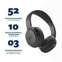 Fone De Ouvido Sem Fio On-ear Bluetooth 5.3 Geonav Aerjoy