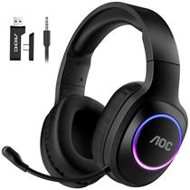 Fone de ouvido sem fio para jogos AOC para PS5, PS4, Nintendo Switch, PC