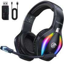 Fone de ouvido sem fio para jogos Fachixy FC100 com microfone 50Hrs PS5