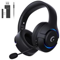 Fone de ouvido sem fio para jogos Gtheos Captain370 para PS5/PS4/PC/Mac