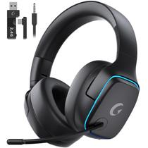 Fone de ouvido sem fio para jogos Gvyugke 2,4 GHz para PS5, PS4, PC, Switch