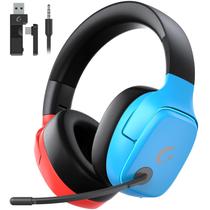 Fone de ouvido sem fio para jogos Gvyugke 2,4 GHz para Switch/Lite/OLED
