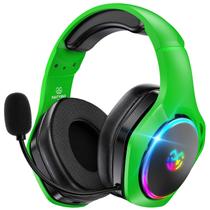 Fone de ouvido sem fio para jogos Tatybo para PC PS5 PS4 com bateria 40H+