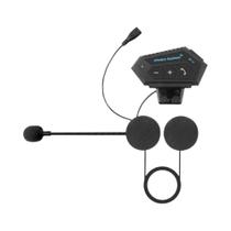 Fone de Ouvido Sem Fio para Motocicleta com Kit de Chamada Mãos-Livres Estéreo