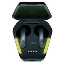 Fone de Ouvido Sem Fio WAAW by Alok ENERGY 100EBG Bluetooth TWS Modo Gamer Microfone Integrado Resistente à Água IPX4