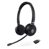 Fone de ouvido sem fio Yealink WH62 portátil com Dongle DECT 120m