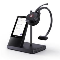 Fone de ouvido sem fio Yealink WH66 com 4 telas para equipes, Zoom