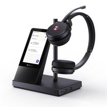 Fone de ouvido sem fio Yealink WH66 com tela Bluetooth de 4 polegadas
