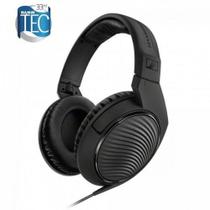 Fone De Ouvido Sennheiser HD200 Pro Preto Fone De Ouvido Sennheiser HD200 Pro Preto