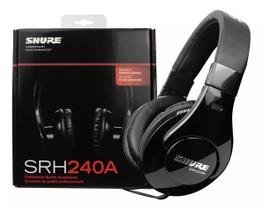 Fone de ouvido shure srh240a-bk