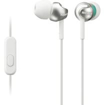 Fone de Ouvido Sony MDR-EX110AP com Microfone - Branco Fone de Ouvido Sony MDR-EX110AP com Microfone - Branco