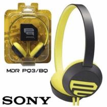 Fone de ouvido sony mdr-pq3 yellow