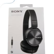 Fone de Ouvido Sony MDR-ZX310 com Microfone, Preto Fone de Ouvido Sony MDR-ZX310 com Microfone, Preto