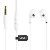 Fone de ouvido sound pods branco com microfone cabo 1.2m plug p2 estereo p3 - sp220b