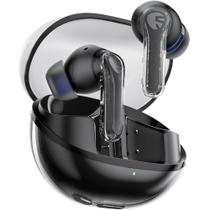 Fone de Ouvido SoundPEATS Clear, Cancelamento de Ruído Ativo, Microfone Duplo com ENC, Modo de Jogo