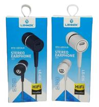 Fone de ouvido stereo earphone LEHMOX INTRA AURICULAR MODELO: LE-836 Fone de ouvido stereo earphone LEHMOX INTRA AURICULAR MODELO: LE-836