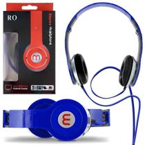 Fone de Ouvido Stereo Headphone Azul