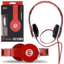 Fone de Ouvido Stereo Headphone Vermelho