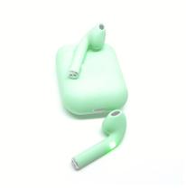 Fone de ouvido stereo sem fio bluetooth air-r02 - verde claro Fone de ouvido stereo sem fio bluetooth air-r02 - verde claro