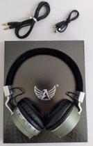 Fone de Ouvido Super Bass Verde Bluetooth - ALTOMEX Fone de Ouvido Super Bass Verde Bluetooth - ALTOMEX