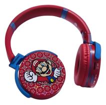 Fone De Ouvido Super Mário Bros Sem Fio Bluetooth Headset