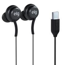 Fone de Ouvido Tipo-C EPTCBK ELG Fone de Ouvido Tipo-C EPTCBK ELG