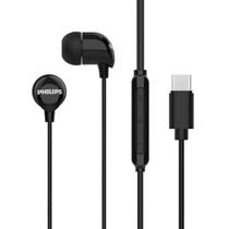 Fone de Ouvido Tipo C Philips Com Microfone e Botão de Chamadas TAE2146BK Fone de Ouvido Tipo C Philips Com Microfone e Botão de Chamadas TAE2146BK