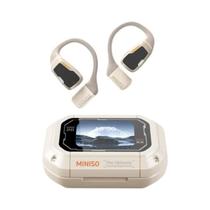 Fone De Ouvido Tradutor Sem Fio AI MINISO M98 Office Chat Headset Com Microfone ASMR DIY APP