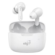 Fone de Ouvido TWS Essential, Bluetooth 5.3, Toque Inteligente, 12h de Áudio, USB-C, Branco, TWPRO3S, ELG