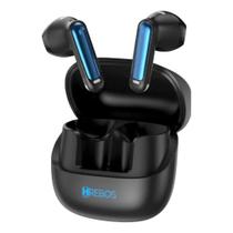Fone De Ouvido TWS Hrebos EB-217 XBlue Bluetooth Sem Fio Com Estojo De Recarga Fone De Ouvido TWS Hrebos EB-217 XBlue Bluetooth Sem Fio Com Estojo De Recarga