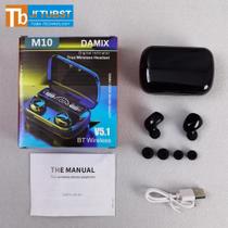 Fone De Ouvido Tws M10 Bluetooth V5.1 + Power Bank 2000mah
